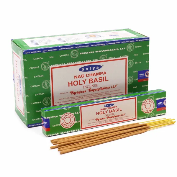 Vonné Tyčinky Satya - 15g - Svatá Bazalka