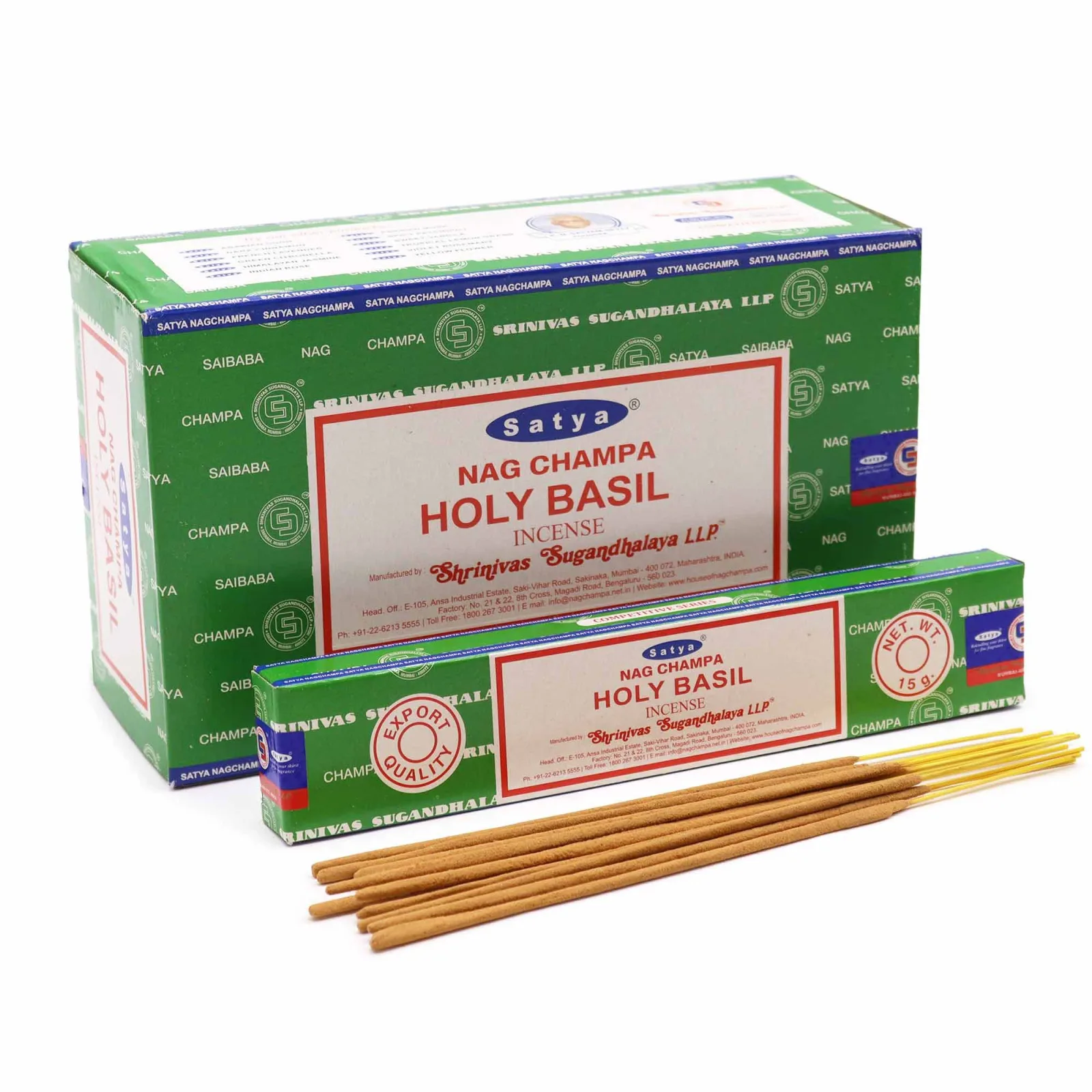 Vonné Tyčinky Satya - 15g - Svatá Bazalka