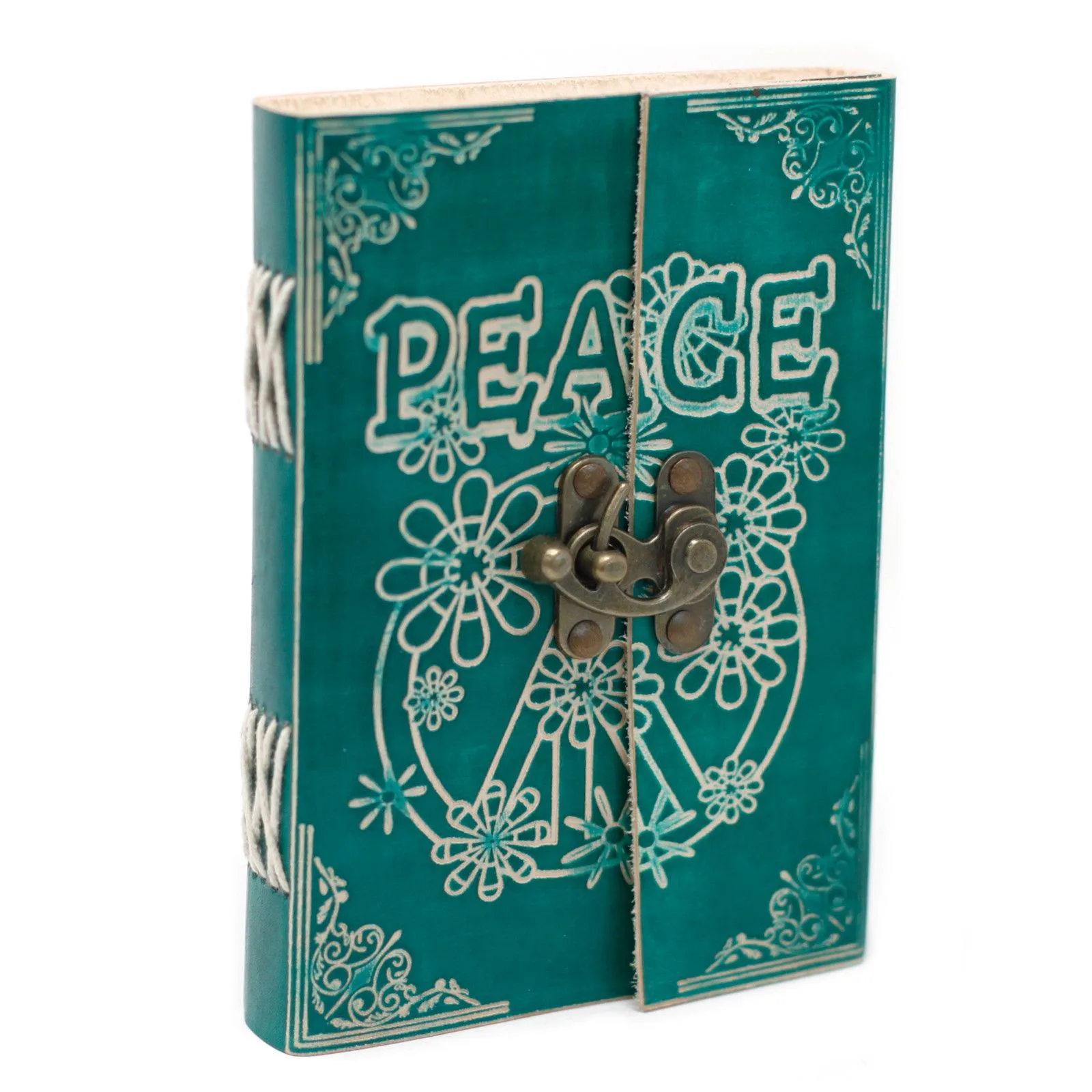 Kožený Zápisník (18x13 cm) - Peace (Mír)