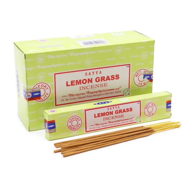 Vonné Tyčinky Satya - 15g - Lemongras
