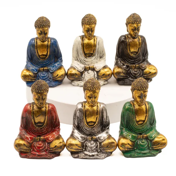 Zlatý Mini Buddha (Různé Barvy)