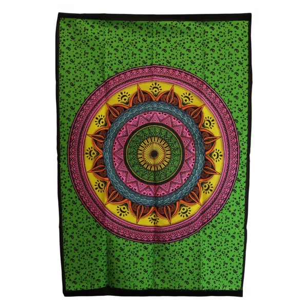 Bavlněné Nástěnné Závěsy (70x110cm) - Mandala Vibrace
