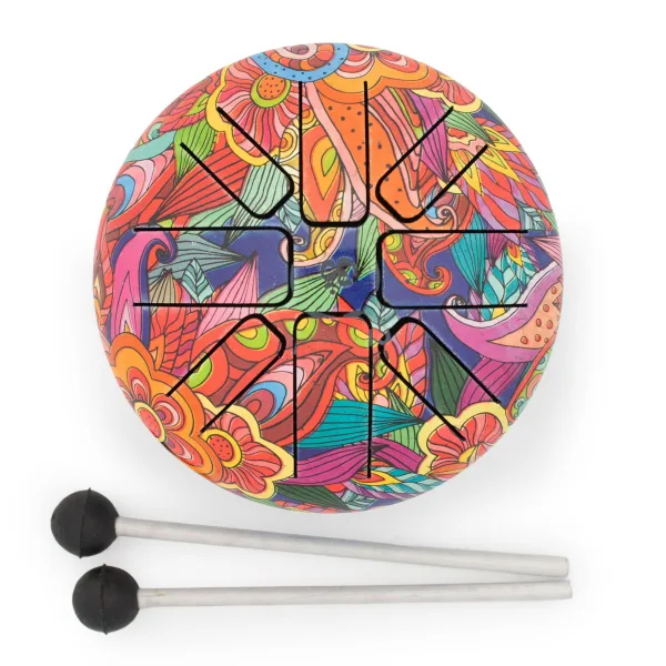 Malý Happy Buben - Psychedelický - 13×9 cm