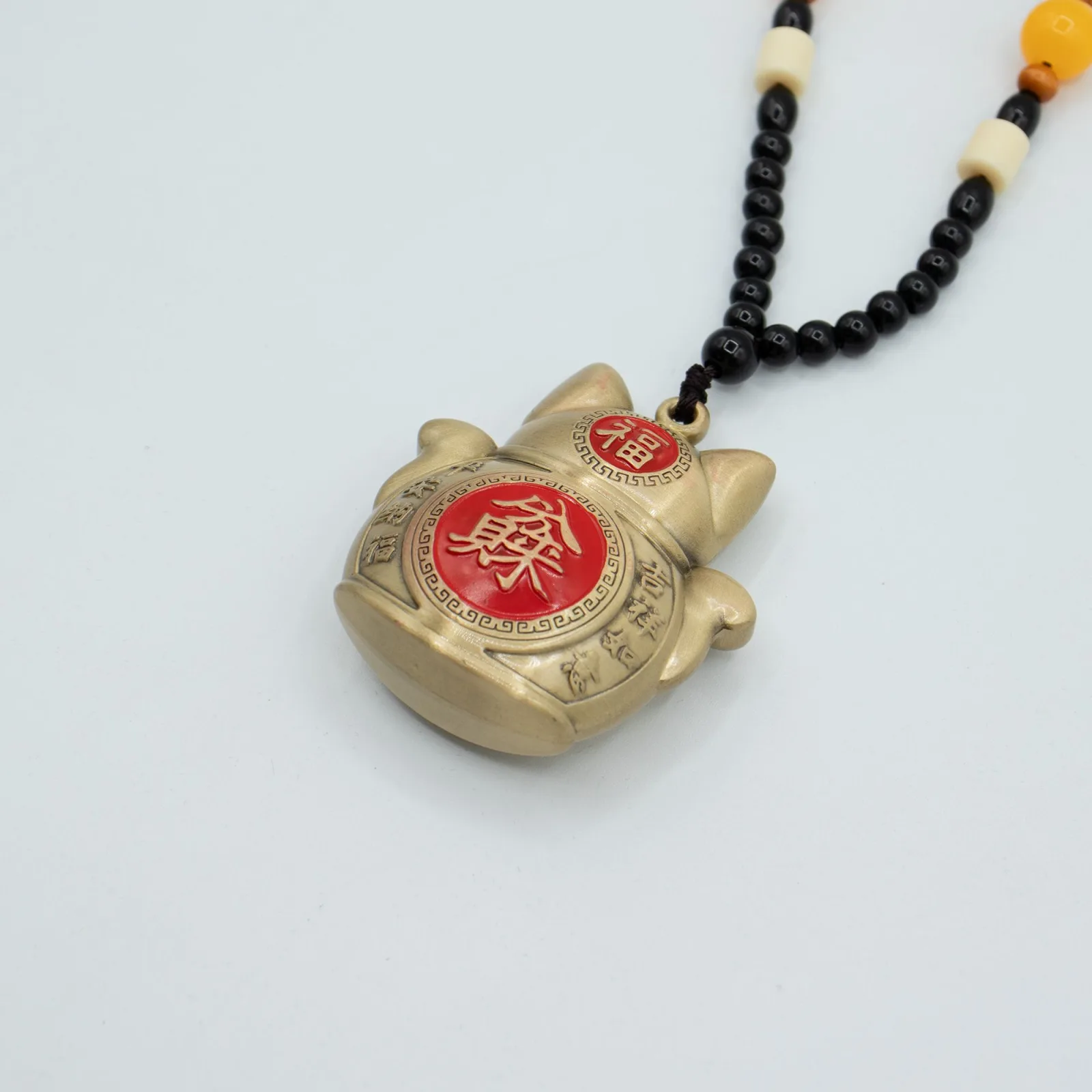Závěsný Feng Shui Talisman - Šťastná Kočka