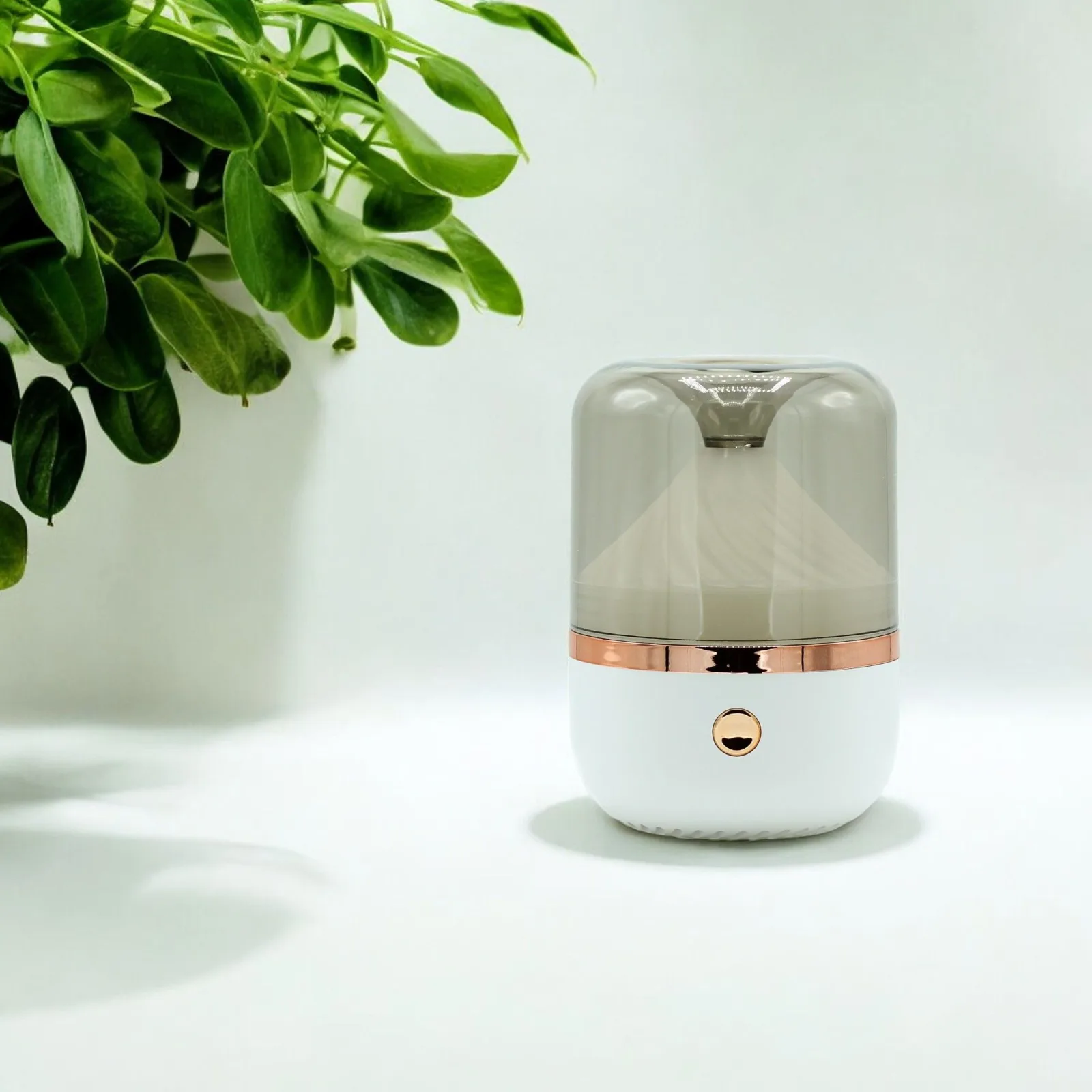 Městský Aroma Difuzér - Bílý a Bronzový - USB - Měnící se Barvy