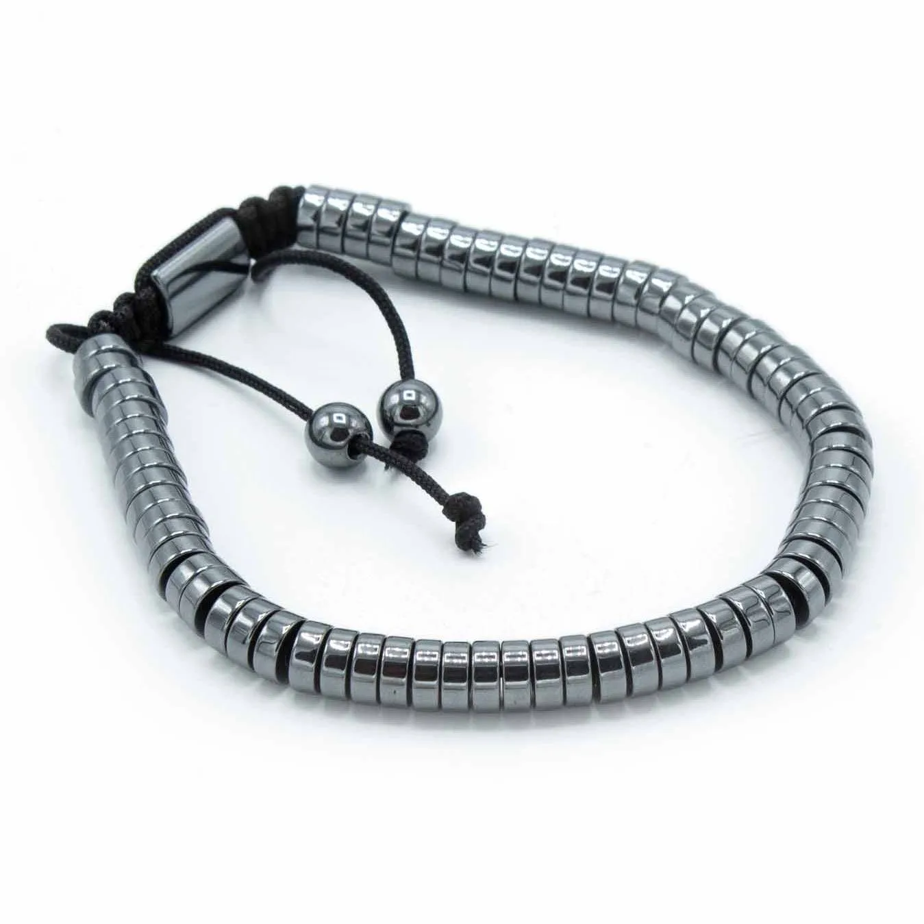 Magnetický Hematitový Náramek Shamballa - Kruhy