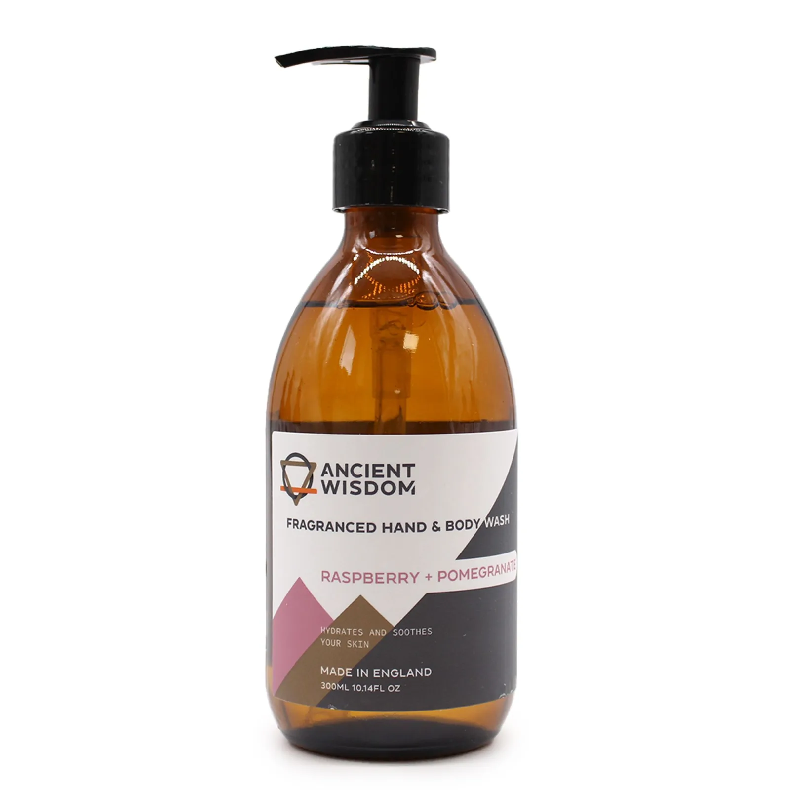 Čistící / Sprchový Gel na Ruce & Tělo 300ml - Malina a Granátové Jablko