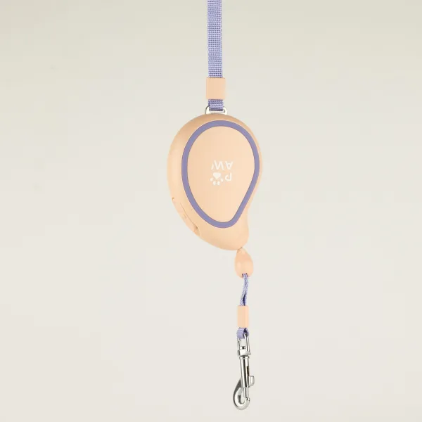 Vodítko Paw Pet - Mini Mango - Broskev - 3m