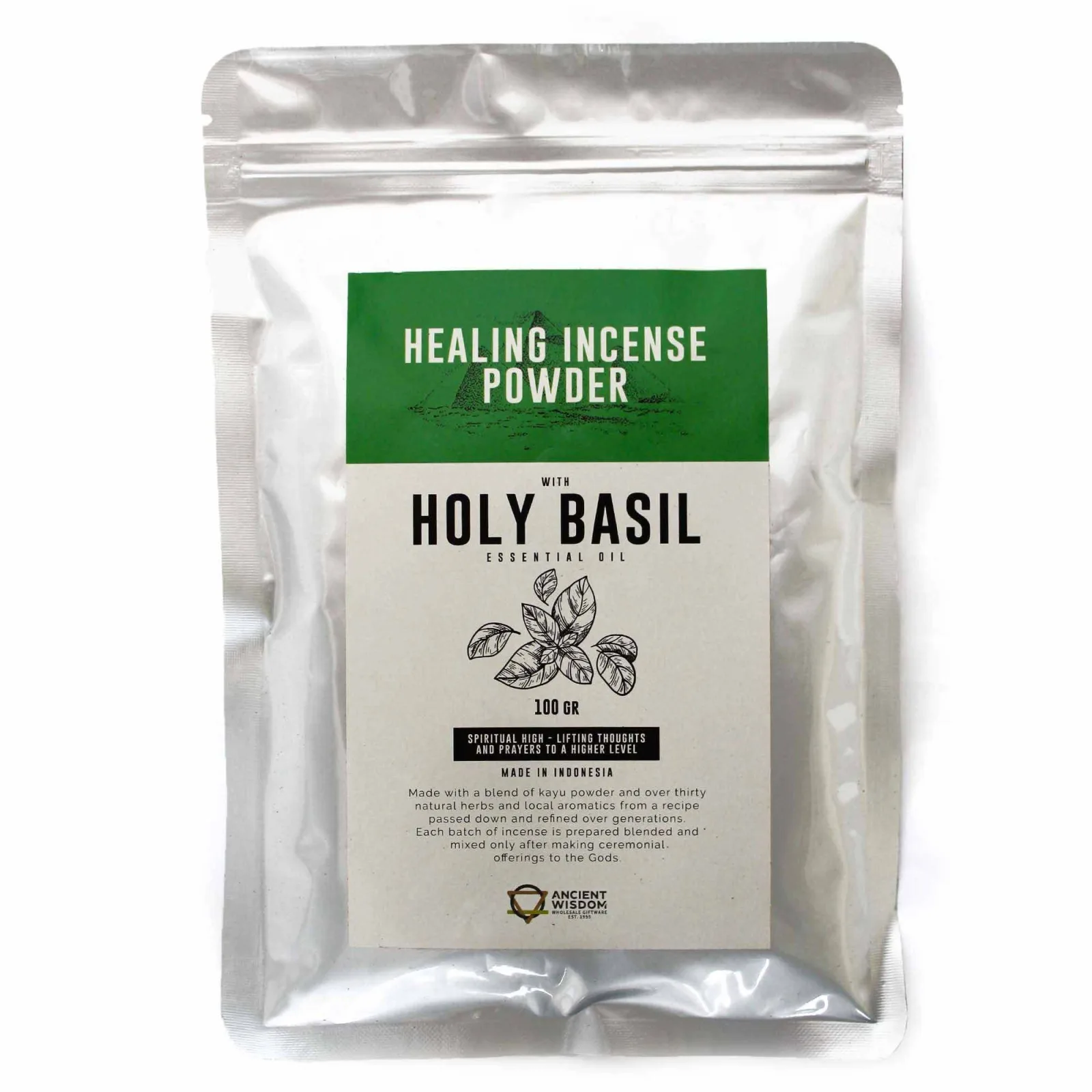 Léčivý Kadidlový Prášek - Svatá Bazalka 100gm