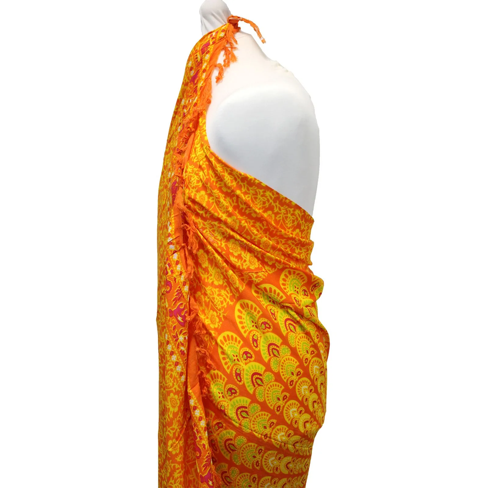 Sarong Mandala - Pomeranč & Limetka