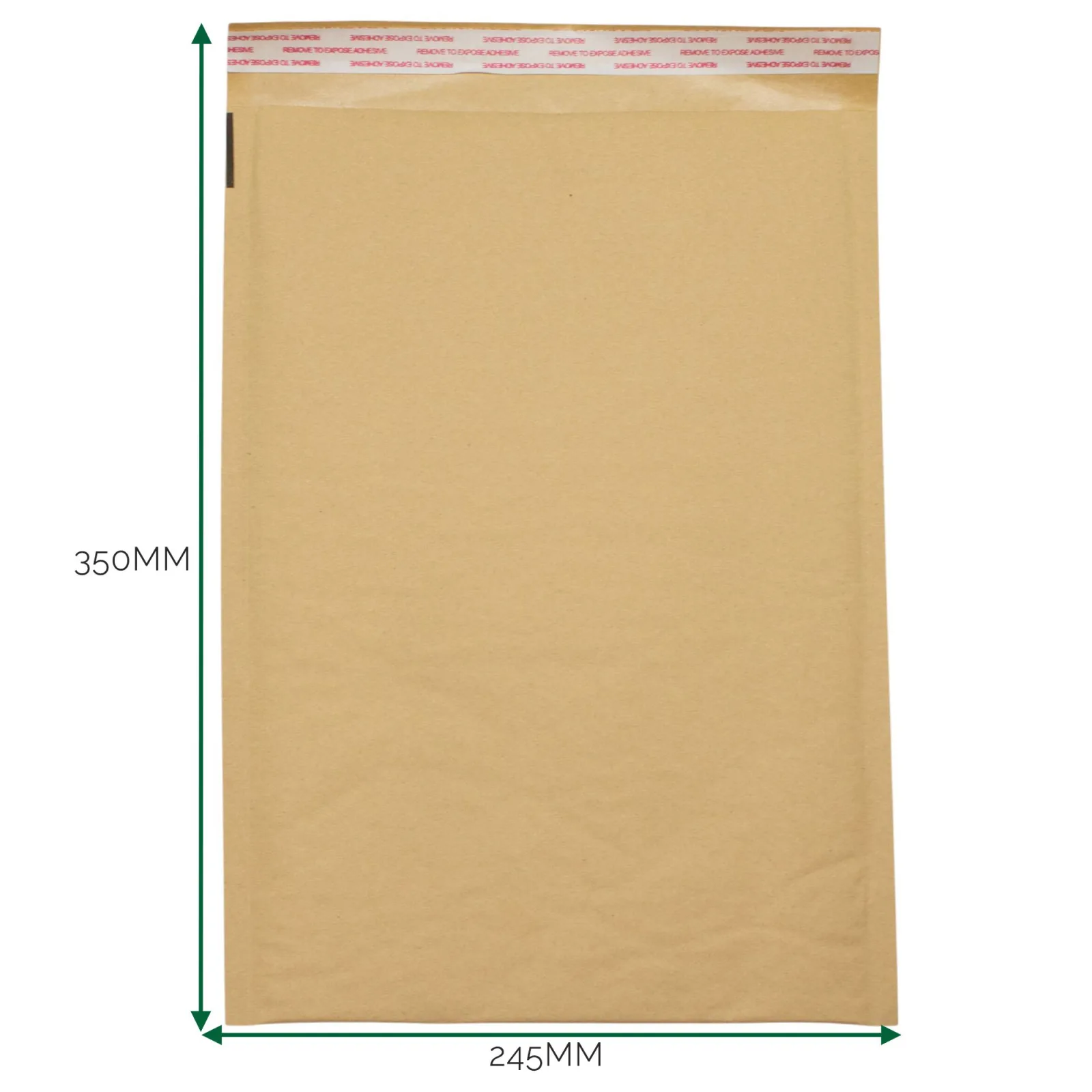Obálka z Kraftového Papíru s Bublinkovou Fólií (245x350+40mm)