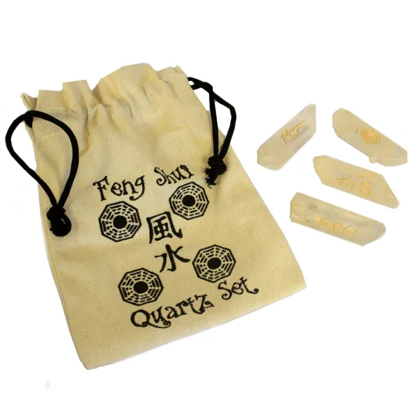 Fengshui Quatra-Set - Přírodní Křemen