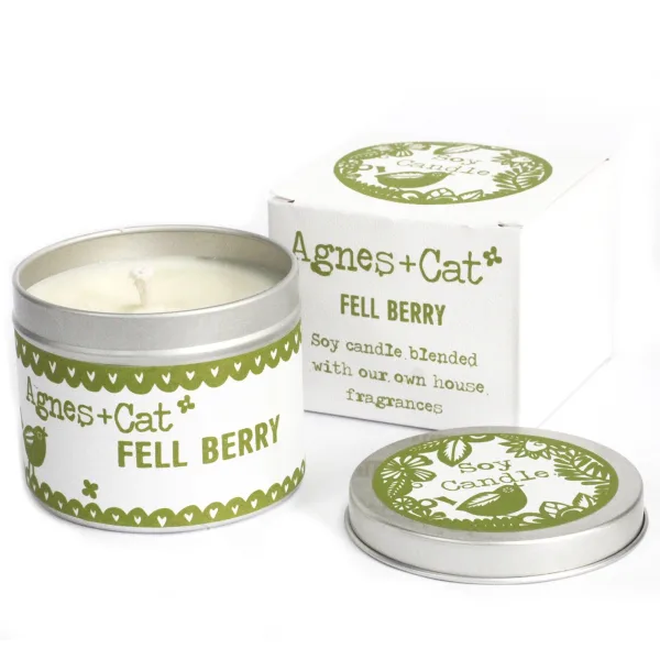 200g Svíčka v Plechovce - Dárkové Balení - Fell Berry