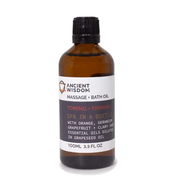Koupelový a Masážní Olej - Tónovací a Zpevňovací - 100 ml