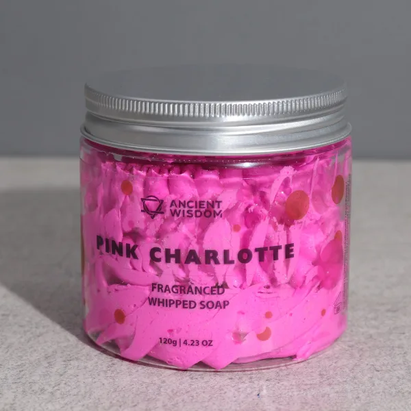 Šlehaná Mýdla - Růžová Charlotte 120g