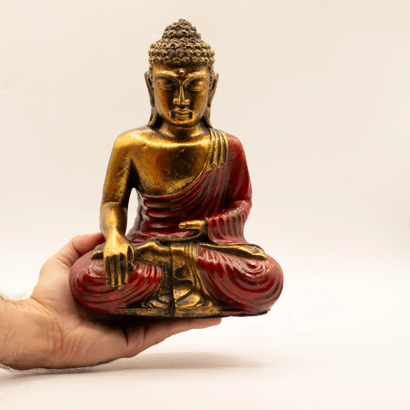 Červený & Zlatý Buddha - Velký
