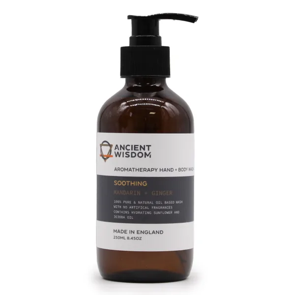 Aromaterapeutický Sprchový Gel na Ruce a Tělo - Mandarinka & Zázvor 250ml