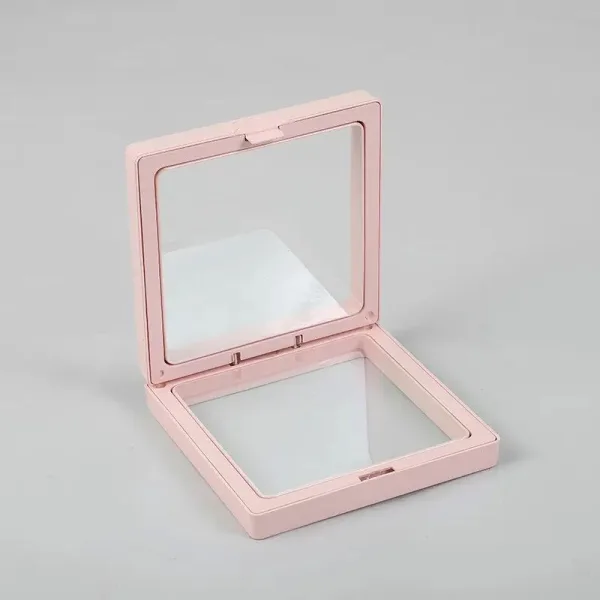Střední 3D Rámek s Flexibilní Fólií  9x9cm - Růžový