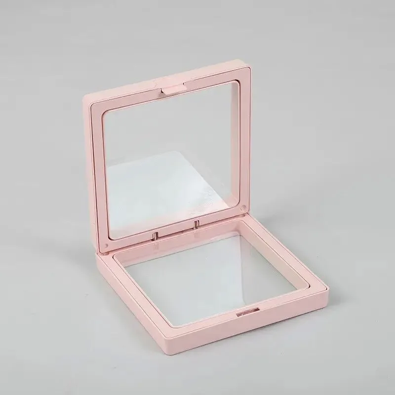 Velký 3D Rámek s Flexibilní Fólií  11x11cm - Růžový