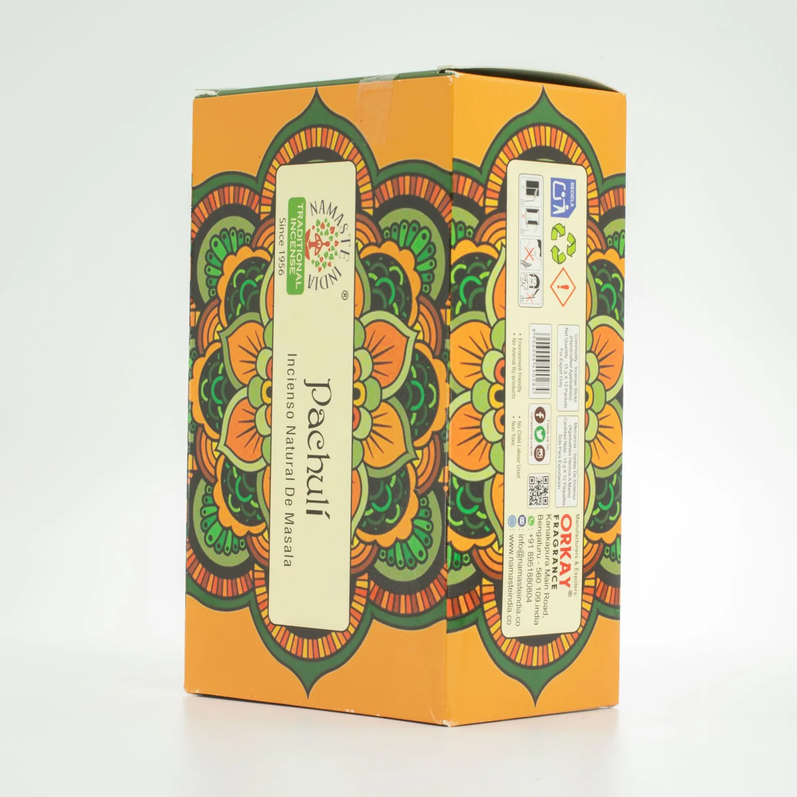 Vonné Tyčinky Namaste Mandala Masala - Patchouli