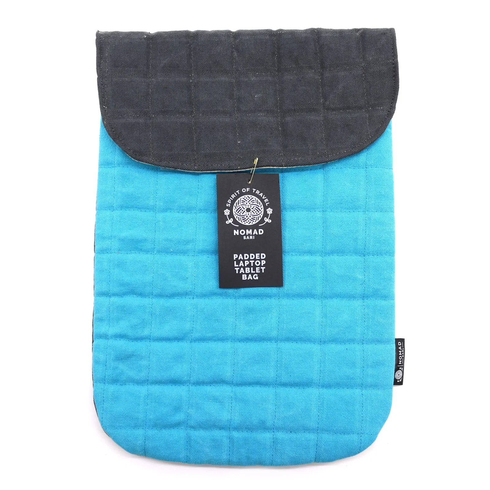 Polstrované pouzdro na notebook - tyrkysové - 14oz