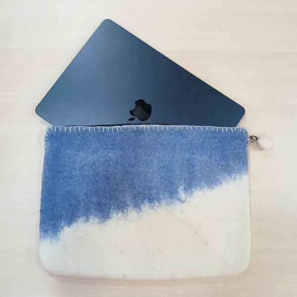 Plstěné pouzdro na notebook - Modrý Horizont