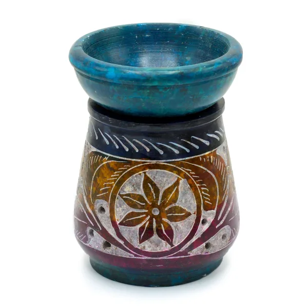 Malá Mastková Barevná Aroma Lampa 8cm - Květ