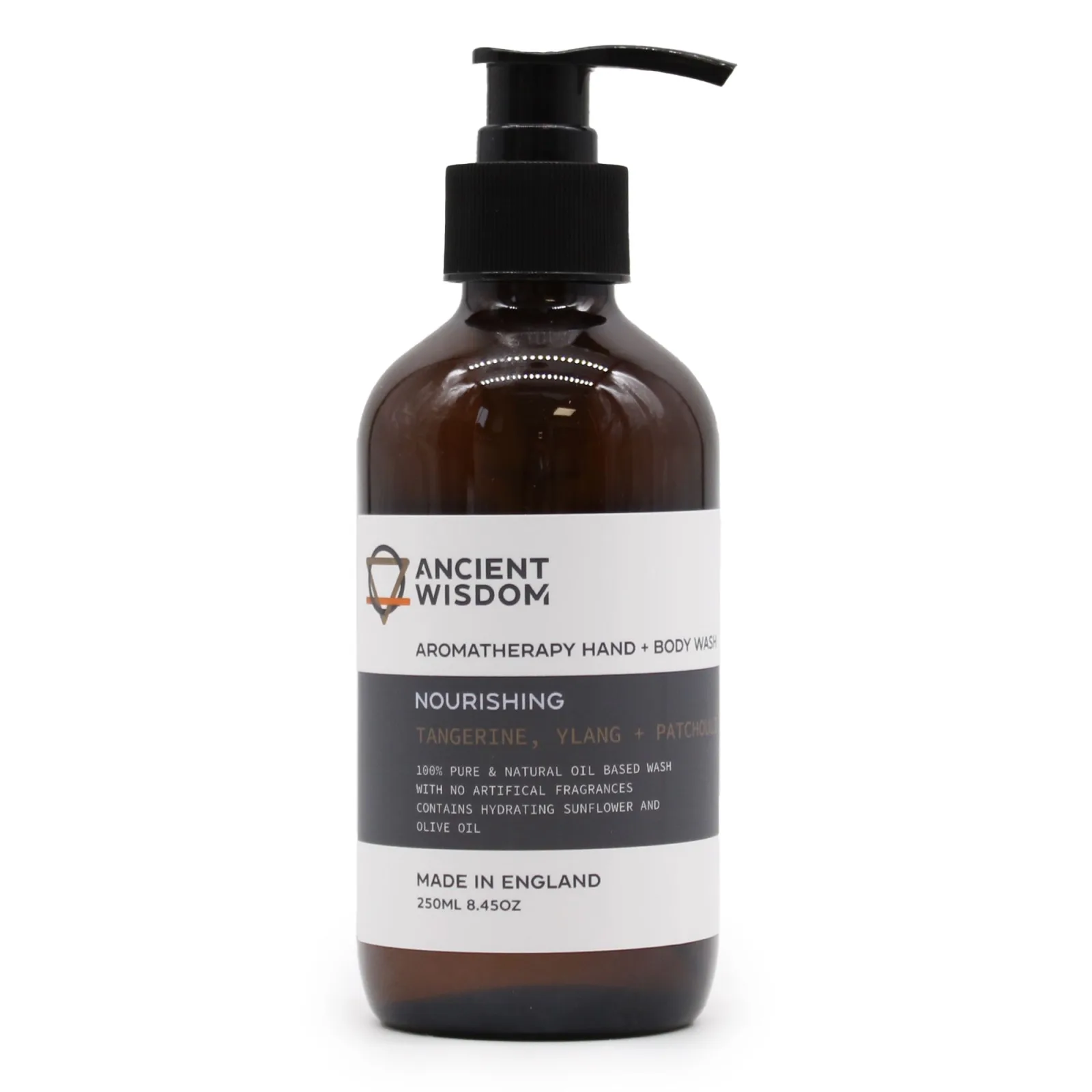 Aromaterapeutický Sprchový Gel na Ruce a Tělo - Tangerinka, Ylang & Patchouli 250ml