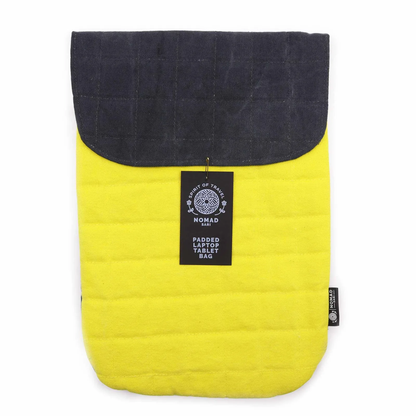 Polstrované Pouzdro na Notebook - Crazy Yellow - 14oz Stonewash