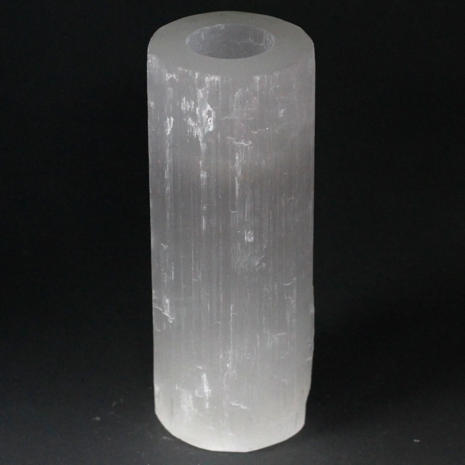 Selenitový Svícen - Válec - 20 cm