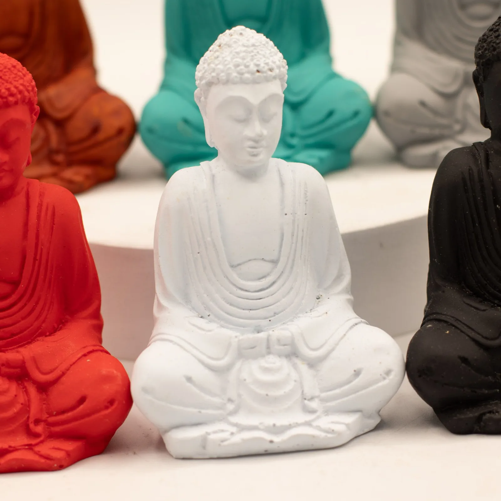 Matný Mini Buddha (Různé Barvy)