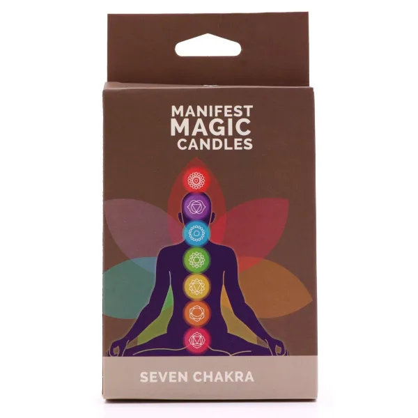 Esoterické Magické Svíčky (balení 7 kusů) - 7 Čaker