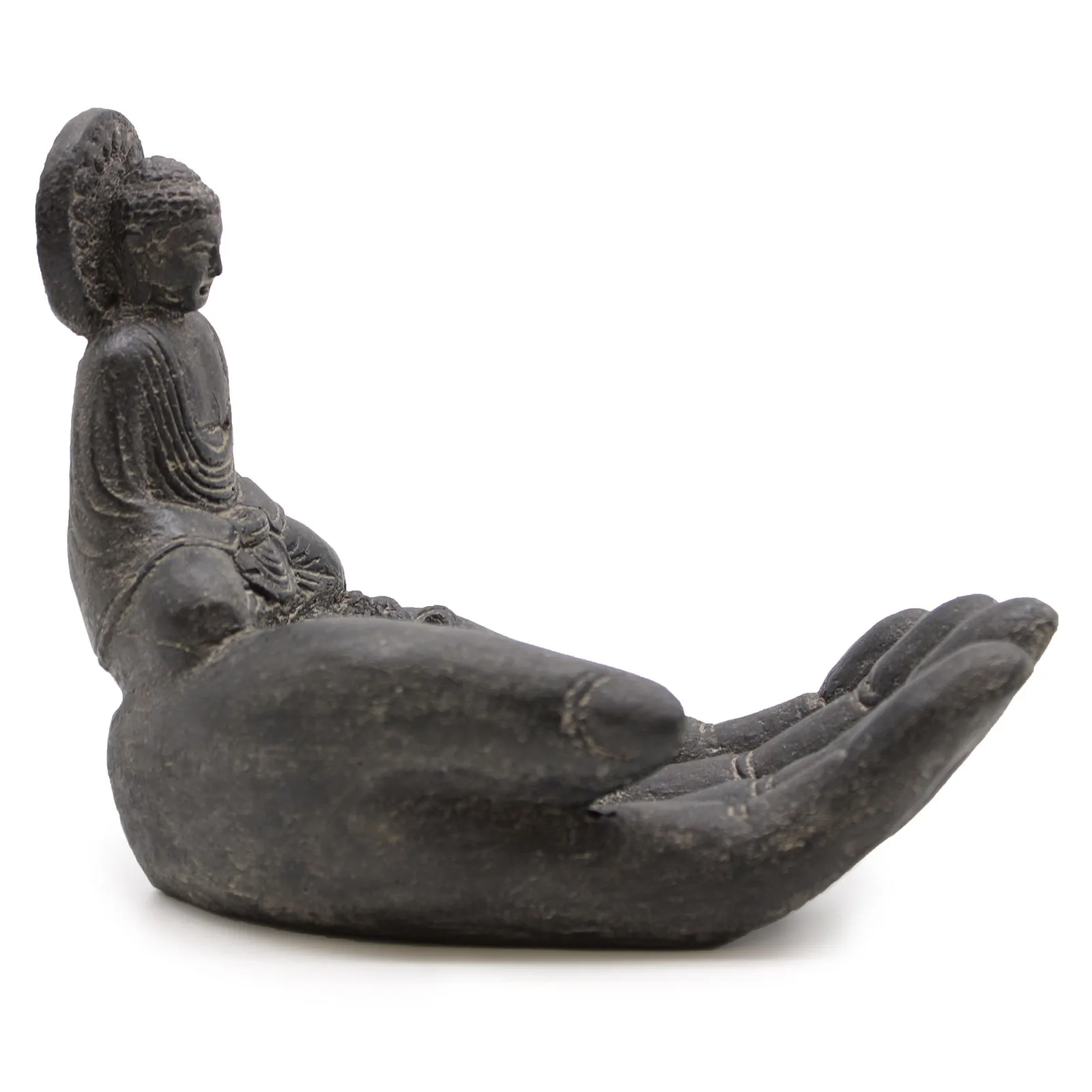Stojan na Vonné Kužele - Ruka a Buddha (černá)