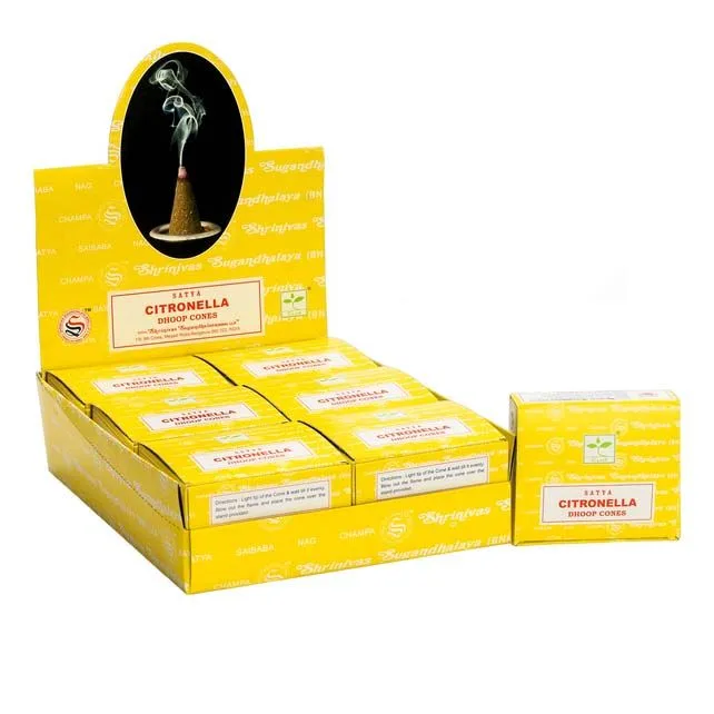 Krabička Vonných Kuželů - Citronella