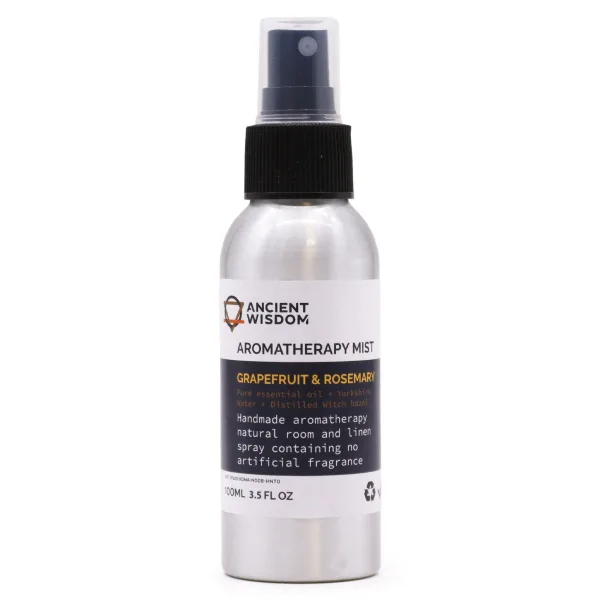 100ml Rozprašovač s Esenciálními Oleji - Grapefruit & Rozmarýn