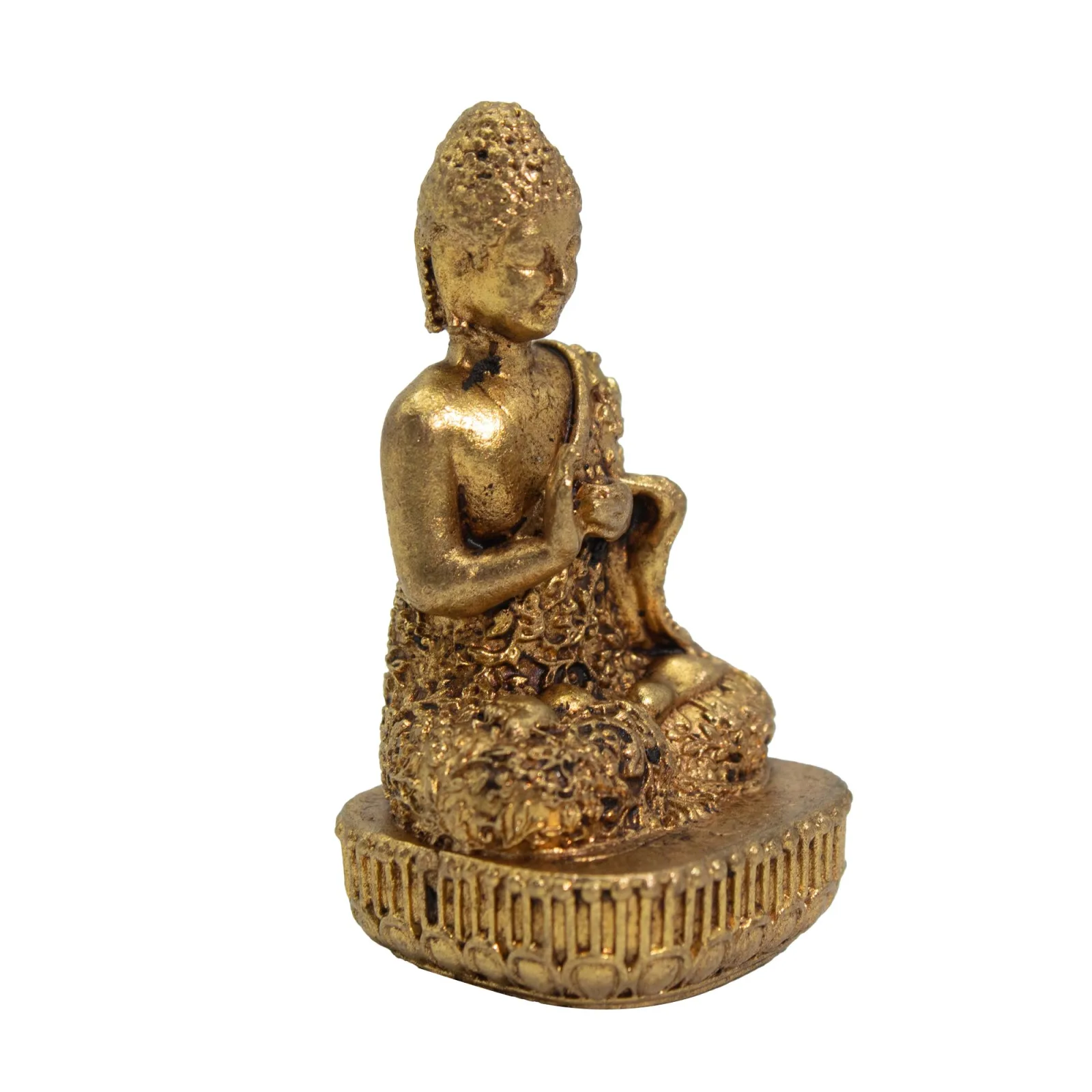 Mosazní Miniaturní Sošky Bohů - Buddha (60gms) - 48mm