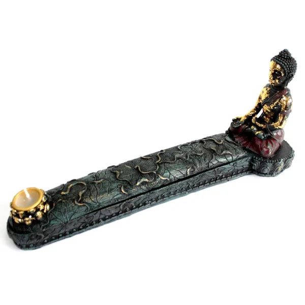 Antický Buddha - Stojan na Vonné Tyčinky
