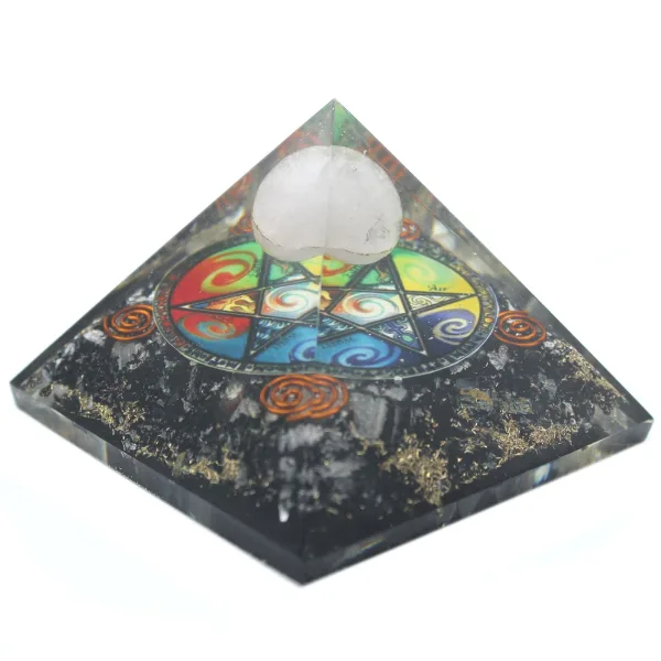 Orgonitová Pyramida - Půlnoční Pentagon - 70mm