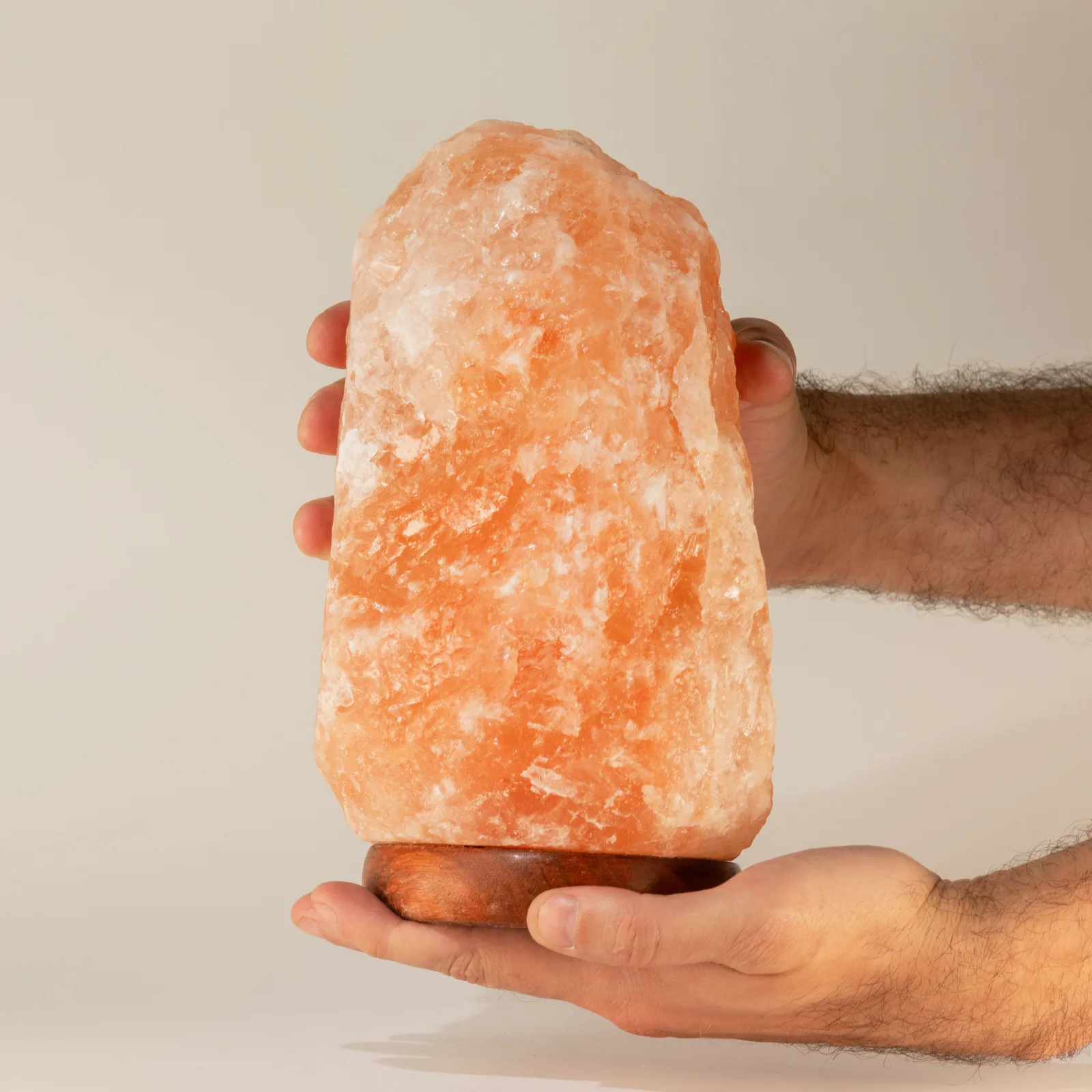 Himalájská Solná Lampa s Podstavcem  3-5 kg